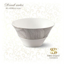 Personalizado de alta calidad de China porcelana arroz con cuchara